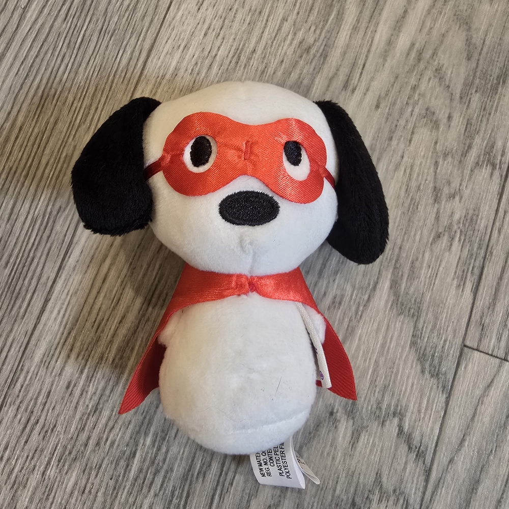 Superhero Dog Plush Toy - Red and Black